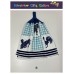 Crochet Top Hand Towel / Tea Towel - Blue Roosters Crochet Top Hand Towel / Tea Towel - Blue Roosters